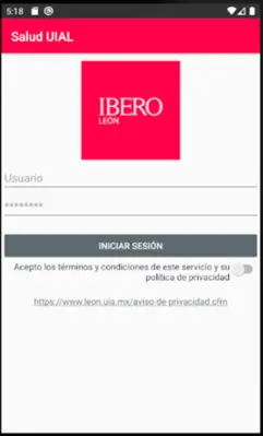 Ibero Salud android App screenshot 3